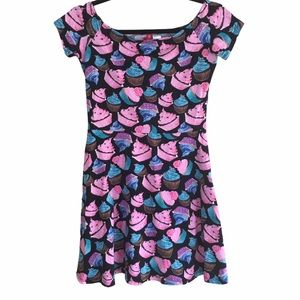 DIVIDED Cute Cupcake Knit Skater Dress